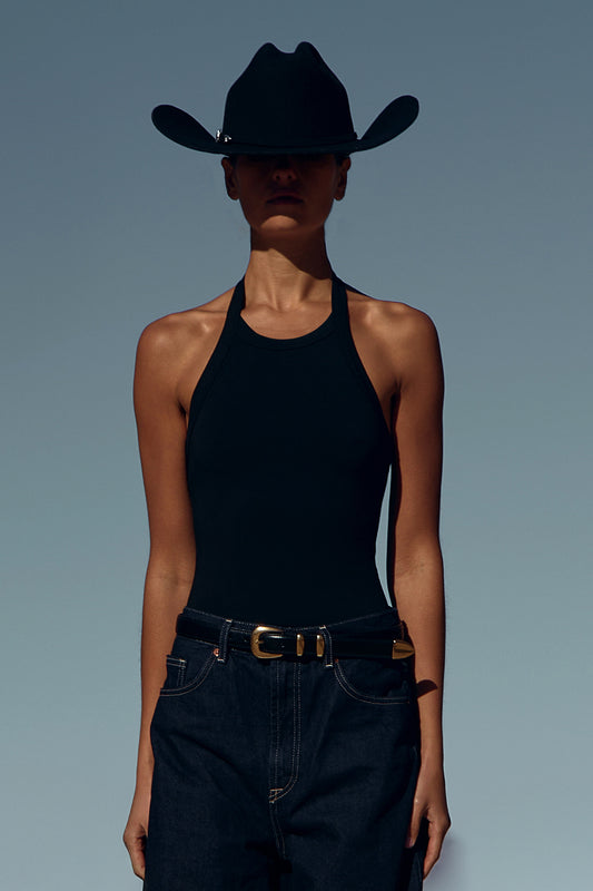 Midnight Halter Tank